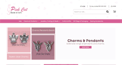 Desktop Screenshot of pinkcatcharmsandcrafts.co.uk